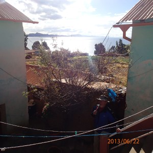 Uros - vue de notre perron