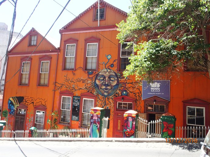 Une des fresques parmi des milliers