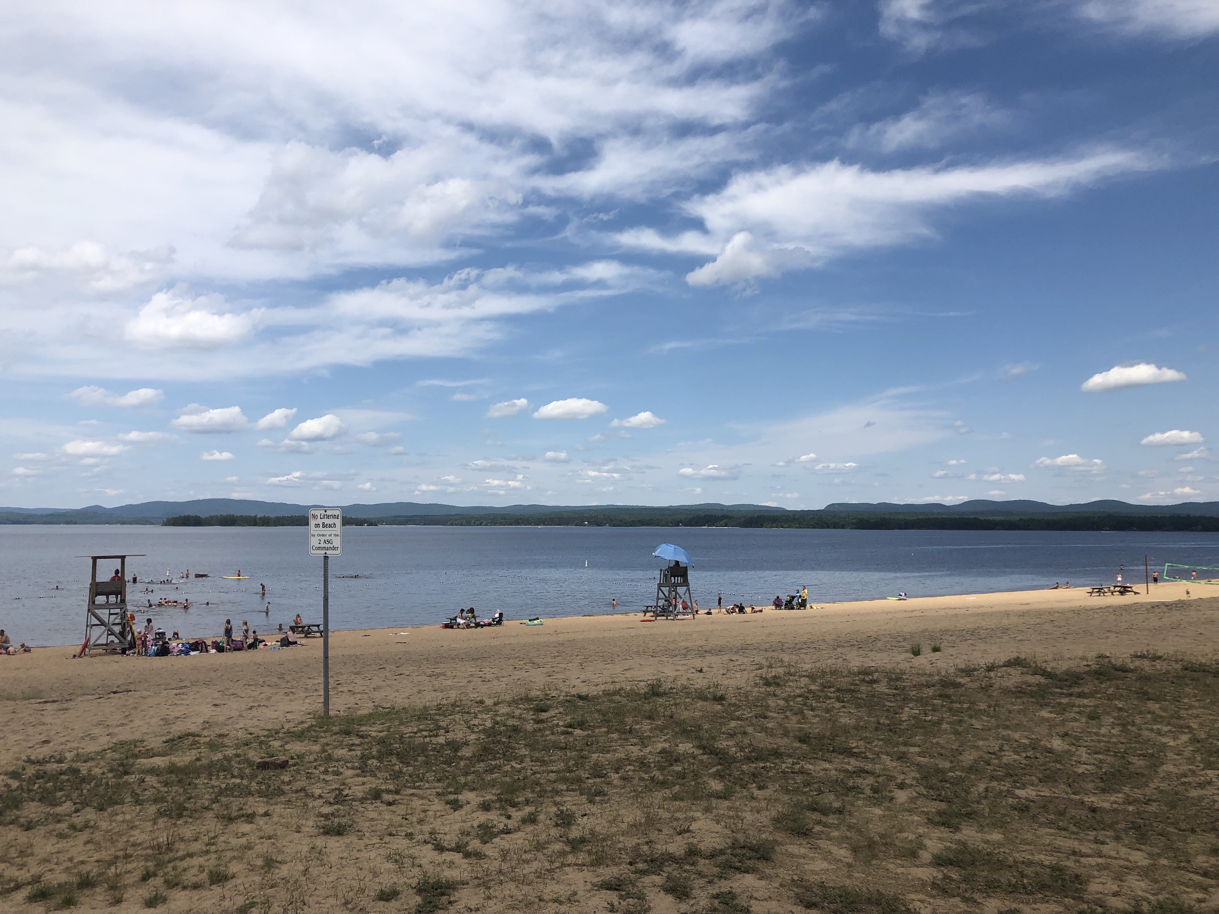 Plage Petawawa a côté de la base militaire